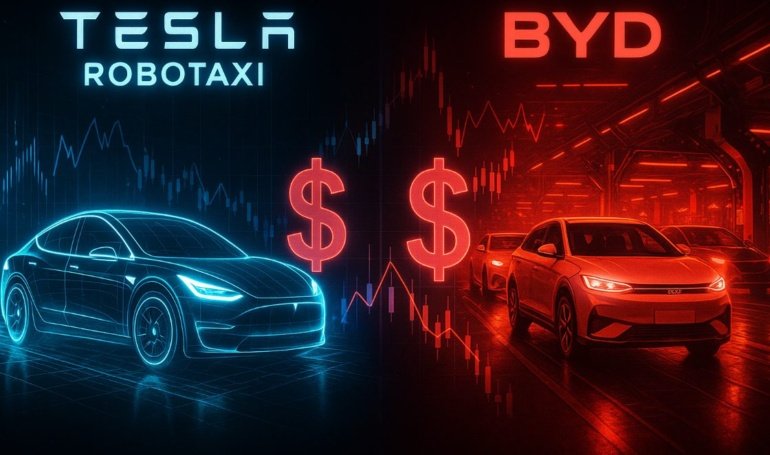 7B EV Giant Outpaces Musk’s Robotaxi Bet