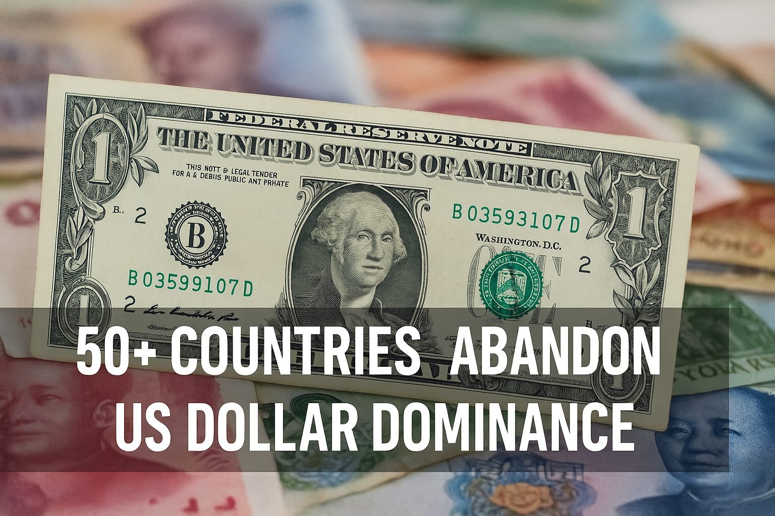 50+ Countries Abandon US Dollar Dominance