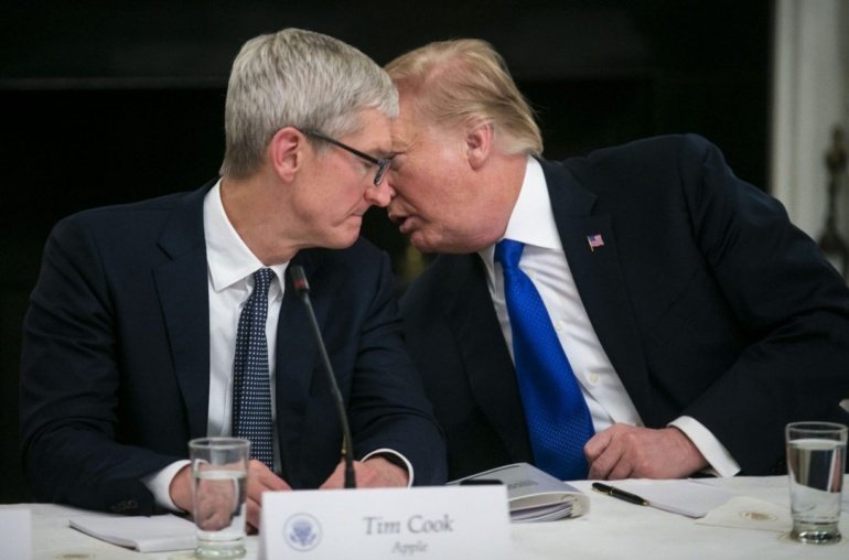 Apple Stock Hits 1 as Trump Tells Cook,“No Building in India”