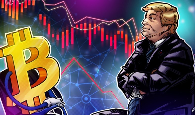 Bitcoin price drops 4% as Trump EU tariff talk liquidates over 0M Bitcoin price drops 4% as Trump EU tariff talk liquidates over 0M