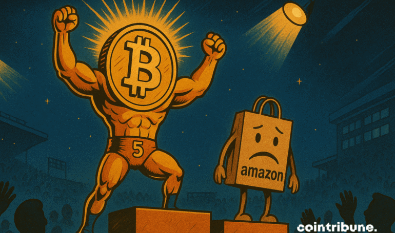 Bitcoin’s Rise Pushes Amazon Down To Sixth
