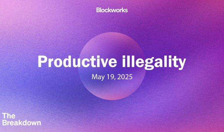 Breaking the law can be productive (for everyone)