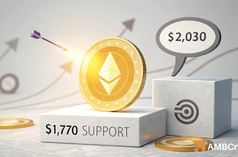 Bullish Setup For Ethereum As Price Holds ,770