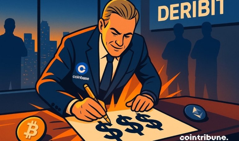 Crypto: Coinbase Acquires Deribit For 2.9 Billion Dollars