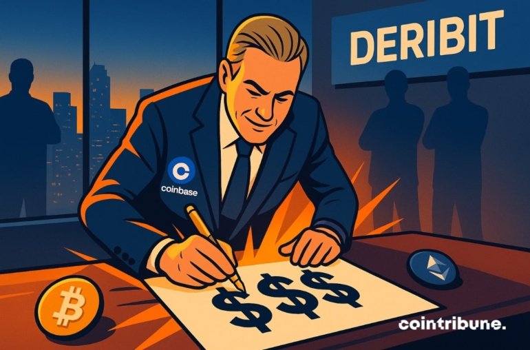 Crypto: Coinbase Acquires Deribit For 2.9 Billion Dollars
