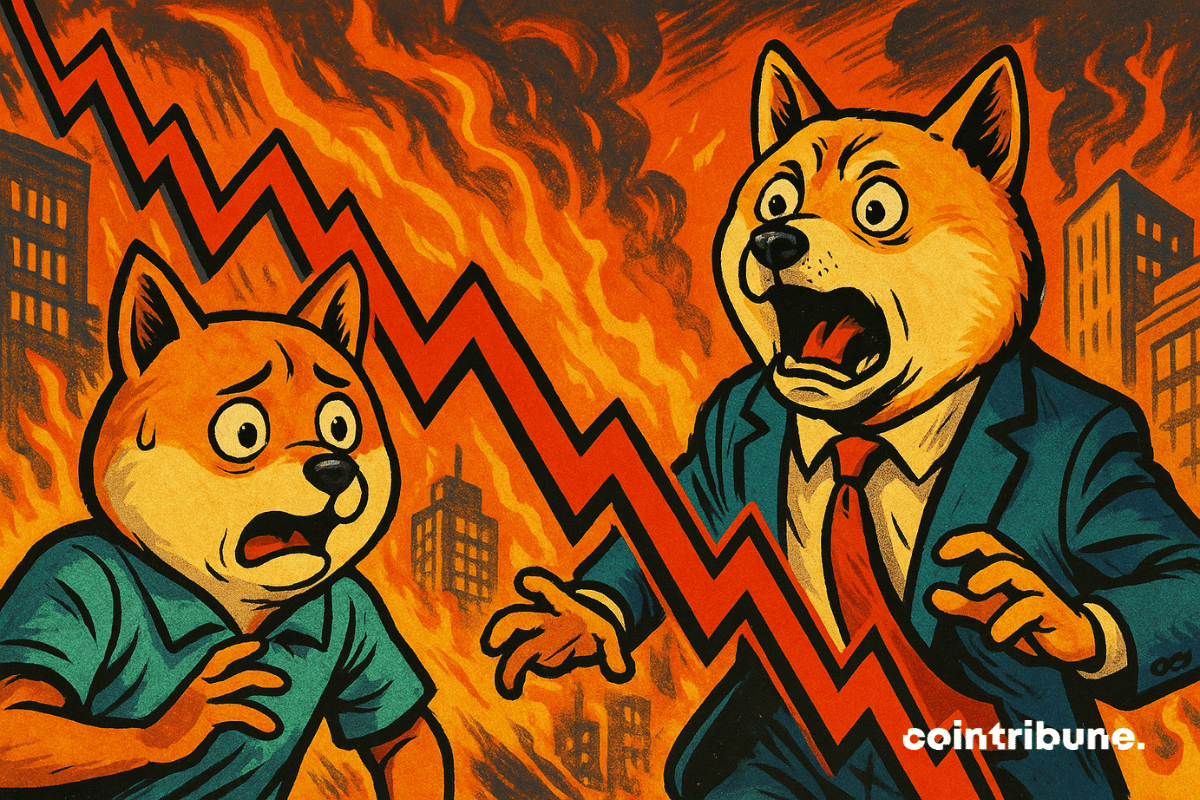 Dogecoin And Shiba Inu Drop As Bearish Signals Flash Red