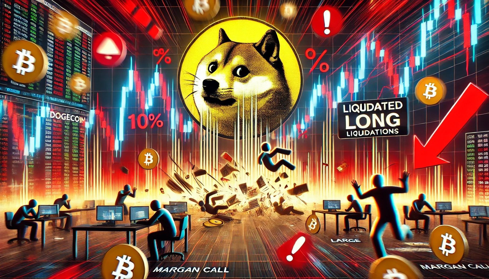 Dogecoin Long Liquidations Rack Up As Price Crashes 10%