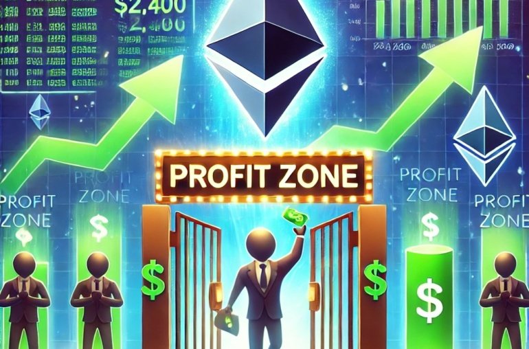 Ethereum Stakers Enter Profit Zone as Price Climbs Above ,400
