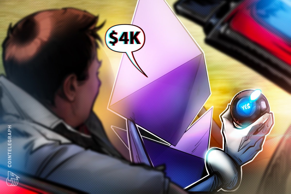 Ethereum price chart targets K as transaction fees hit 3-month high