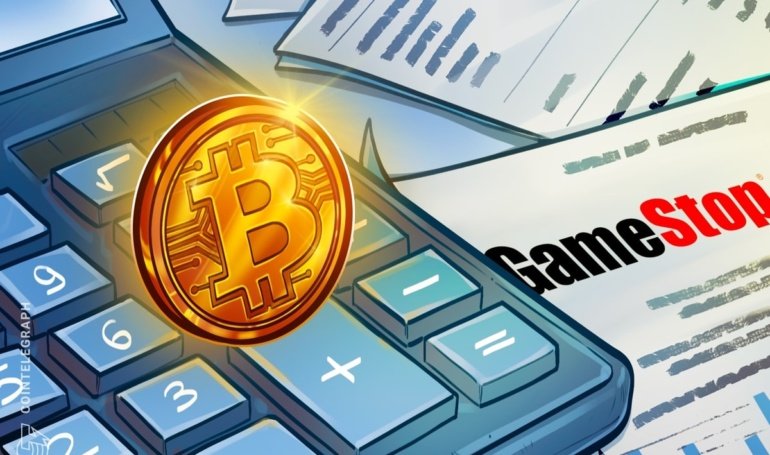 GameStop buys 4,710 Bitcoin as its first BTC investment.