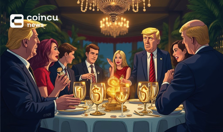 High-Profile Crypto Dinner Shows Decline in Trump Coin Holdings – Coincu