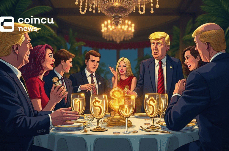 High-Profile Crypto Dinner Shows Decline in Trump Coin Holdings – Coincu