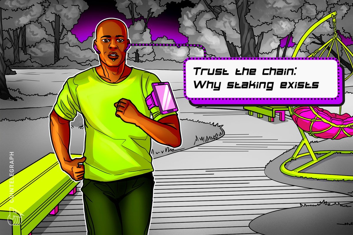 How staking incentivizes trust without burning energy