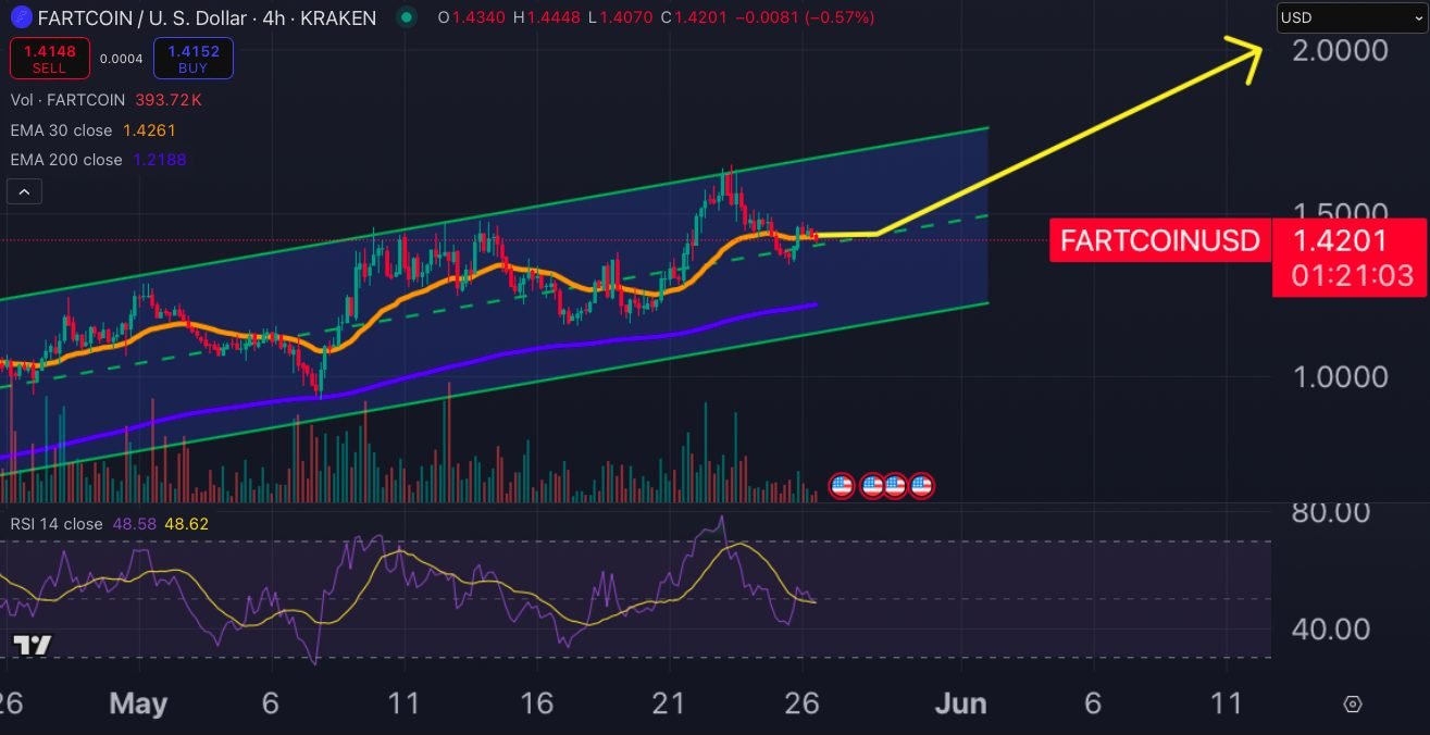 Is Fartcoin the New King of Meme Coins? While TRUMP Tanks, FART Just Keeps Rising (Fartcoin Price Prediction)