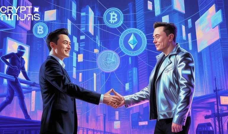 Justin Sun Sparks Market Frenzy After SpaceX Visit and Bizarre Banana-to-Sun Tweet