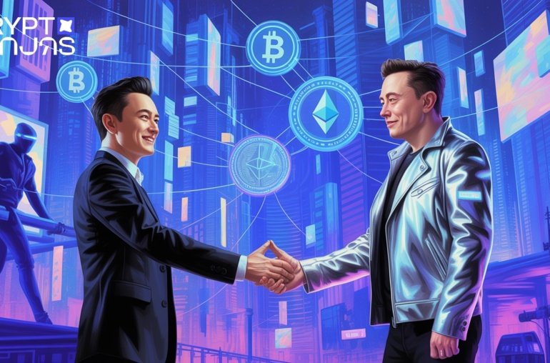 Justin Sun Sparks Market Frenzy After SpaceX Visit and Bizarre Banana-to-Sun Tweet