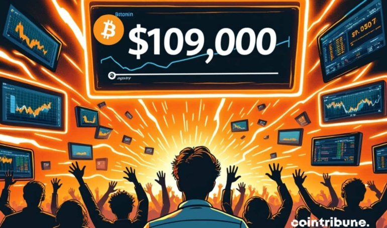 New Historical Record For Bitcoin At 109,000 Dollars