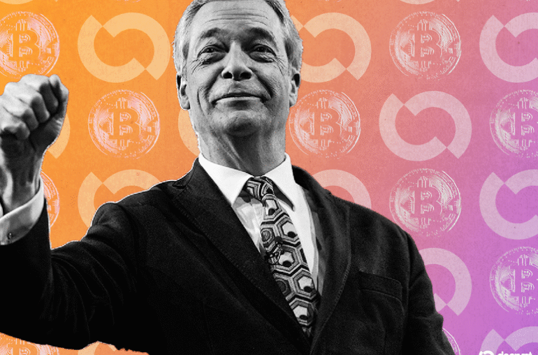 Nigel Farage Pledges to Slash Crypto Capital Gains, Force UK Bitcoin Reserve
