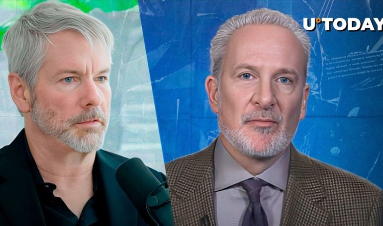 Schiff Warns of ‘Huge Real Losses’ for Strategy’s Saylor If Bitcoin Price Slips