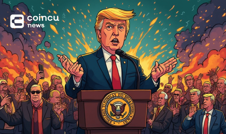 Trump Allegedly Uses Presidential Seal at Private Crypto Event – Coincu