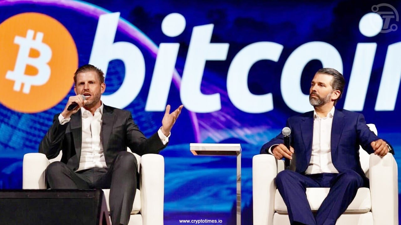 Trump Jr. and Eric Trump Say Bitcoin May Reach 0K Soon