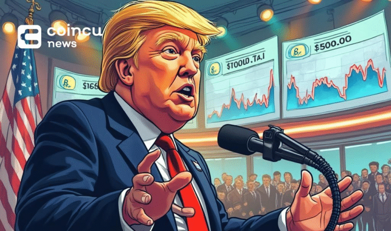 Trump’s Crypto Moves Boost Bitcoin Amid Ukraine Comments – Coincu