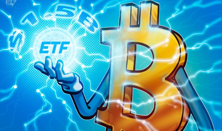 US Bitcoin ETFs near record month after .5B inflows in 2 days