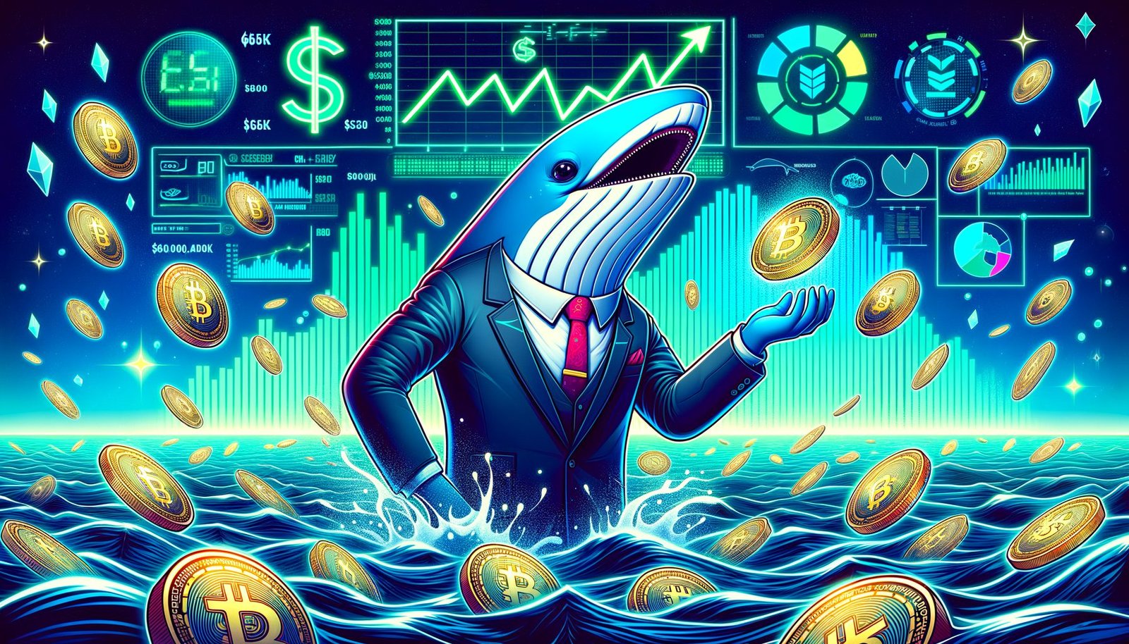 Whale Nets 8K on Solana Meme Coins Bet
