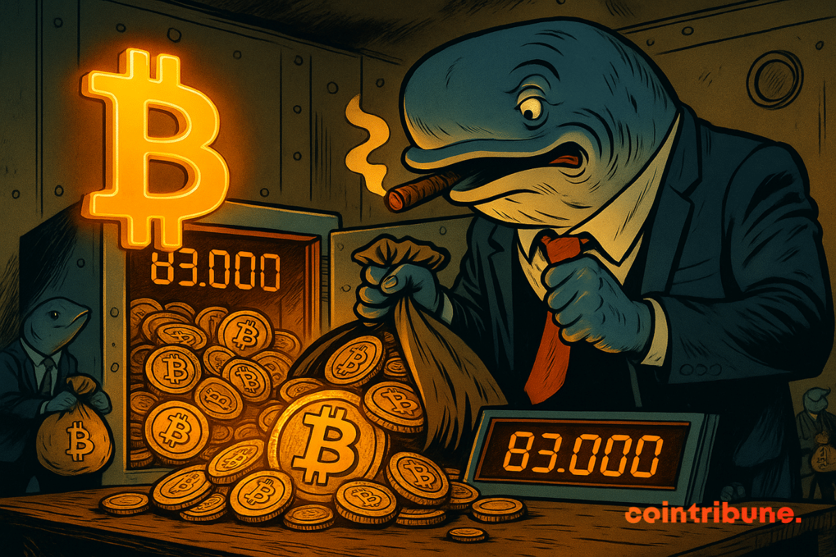 Whales Scoop Up 83,000 BTC in One Month as Supply Dries Up