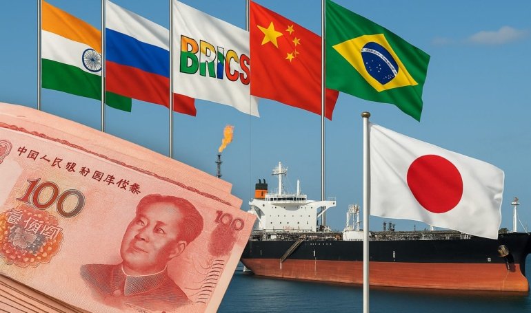 BRICS Moves From US Dollar Debt to RMB Bonds as Japan Buys Russian Oil