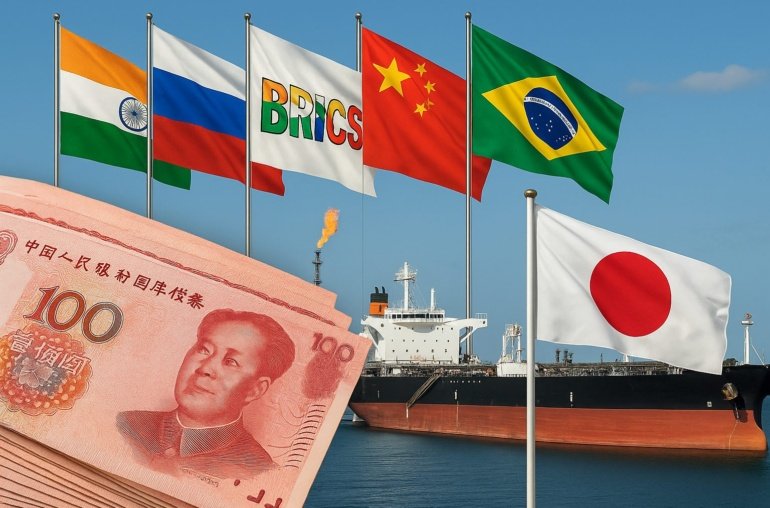 BRICS Moves From US Dollar Debt to RMB Bonds as Japan Buys Russian Oil