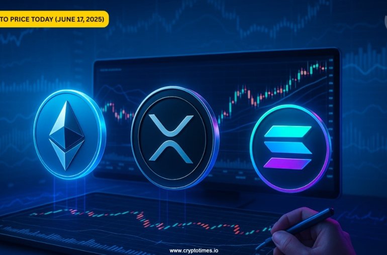 Bitcoin Dips to 5K; Ethereum, XRP, and Solana Decline 3%