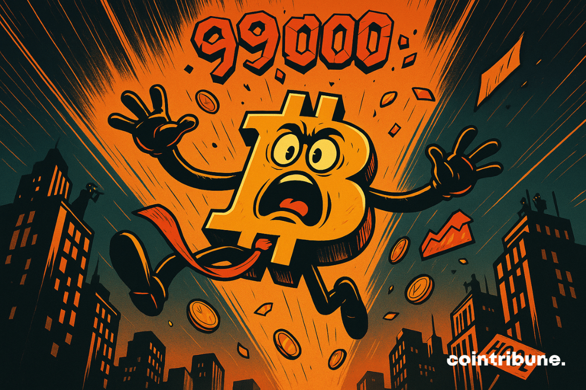 Bitcoin Falls Below K Triggering Mass Liquidations