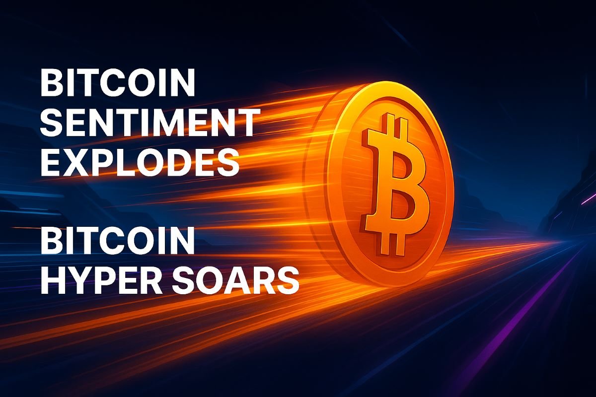 Bitcoin Sentiment Explodes While Bitcoin Hyper Soars as the Best Presale