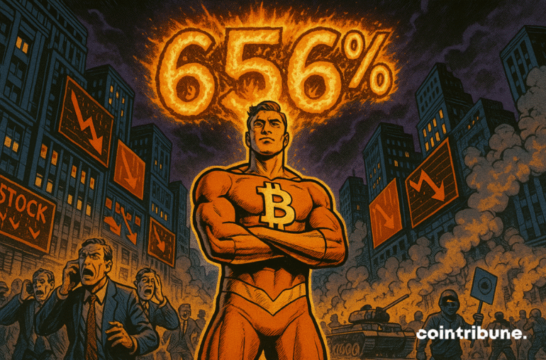 Bitcoin Surges 656% Amid Global Turmoil