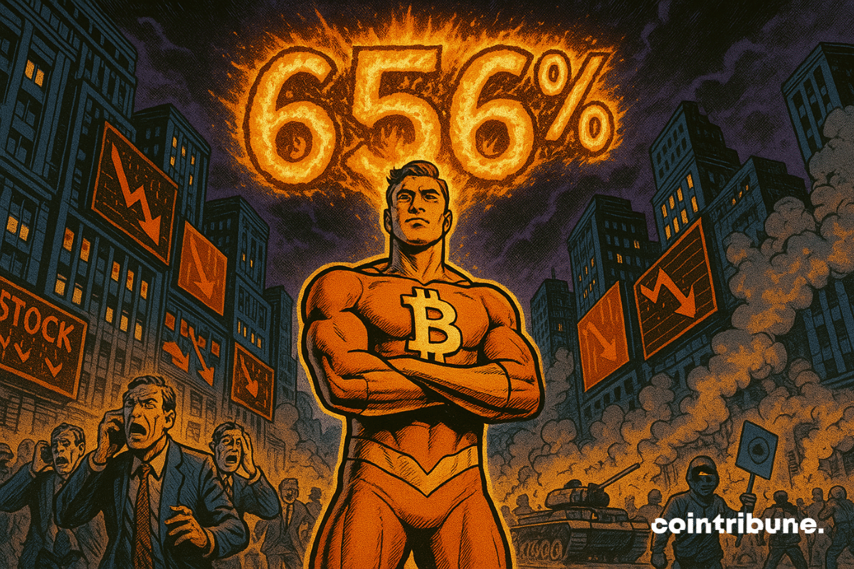 Bitcoin Surges 656% Amid Global Turmoil
