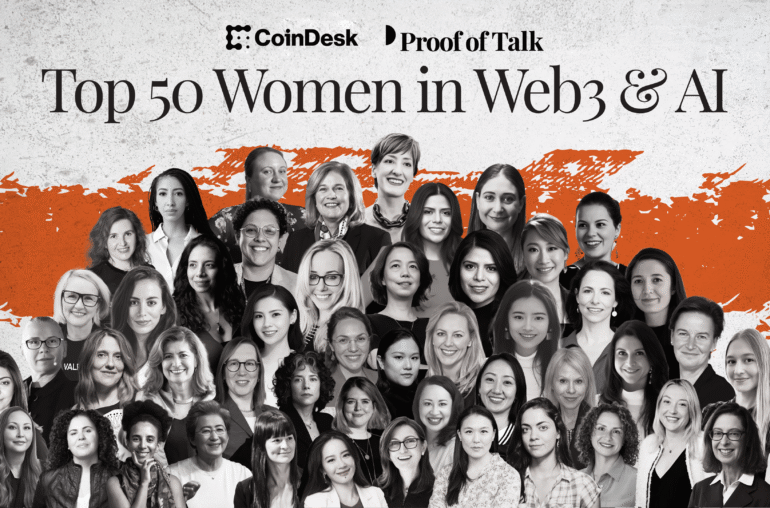 CoinDesk Top 50 Women in Web3 & AI, Powered by Proof of Talk