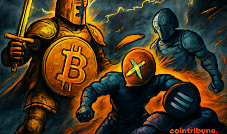 Crypto Market Shakeup: Bitcoin Leads, Ethereum Retreats, XRP Overtakes Solana