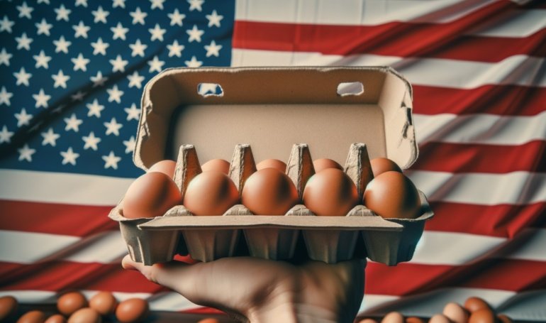 Egg Prices Fall 61% Since President Trump Took Office