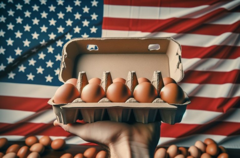 Egg Prices Fall 61% Since President Trump Took Office