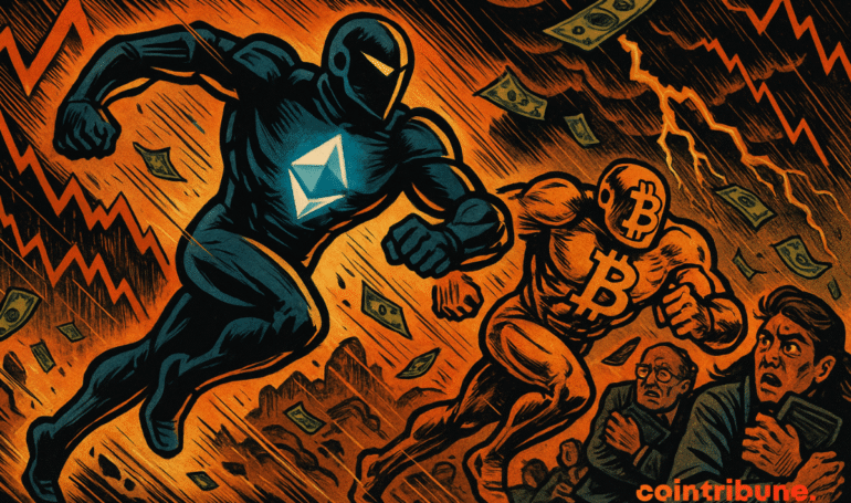 Ethereum Outpaces Bitcoin as Investors Hold Tight Through Market Turmoil