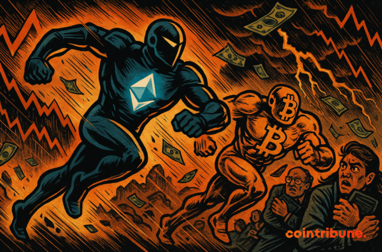 Ethereum Outpaces Bitcoin as Investors Hold Tight Through Market Turmoil