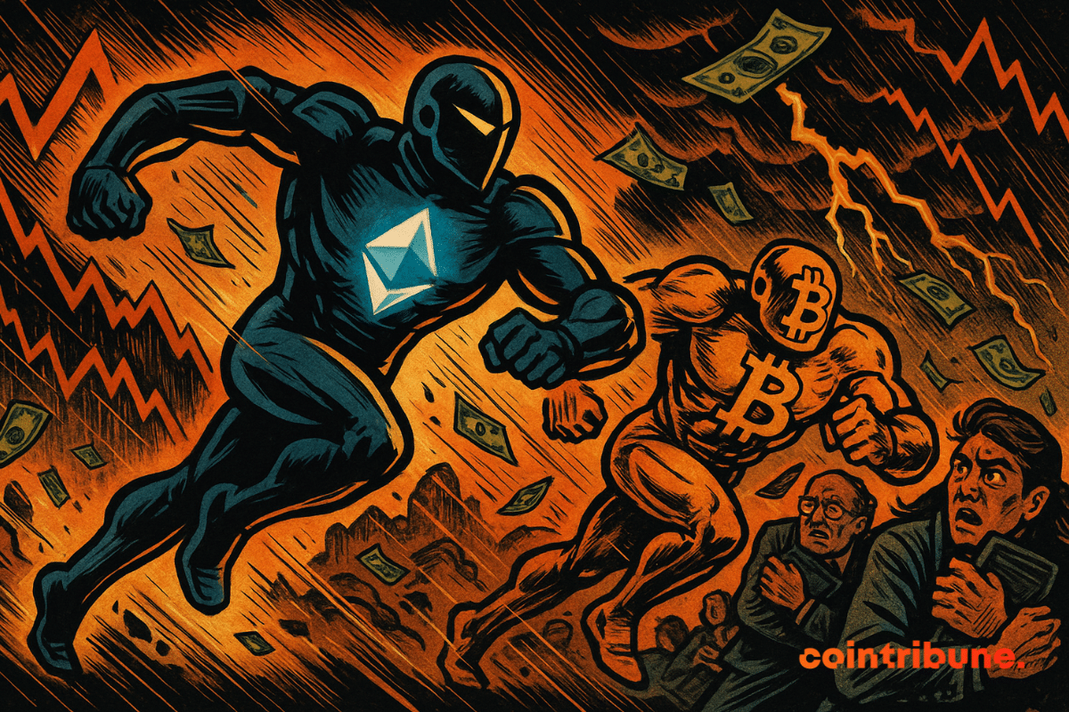 Ethereum Outpaces Bitcoin as Investors Hold Tight Through Market Turmoil
