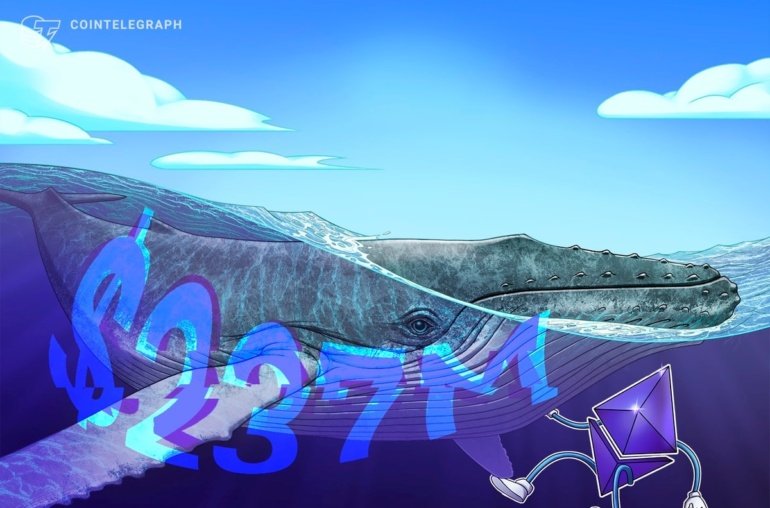 Ethereum Risks 25% Price Drop as “Massive Whale’”Moves 7m in ETH to Exchanges
