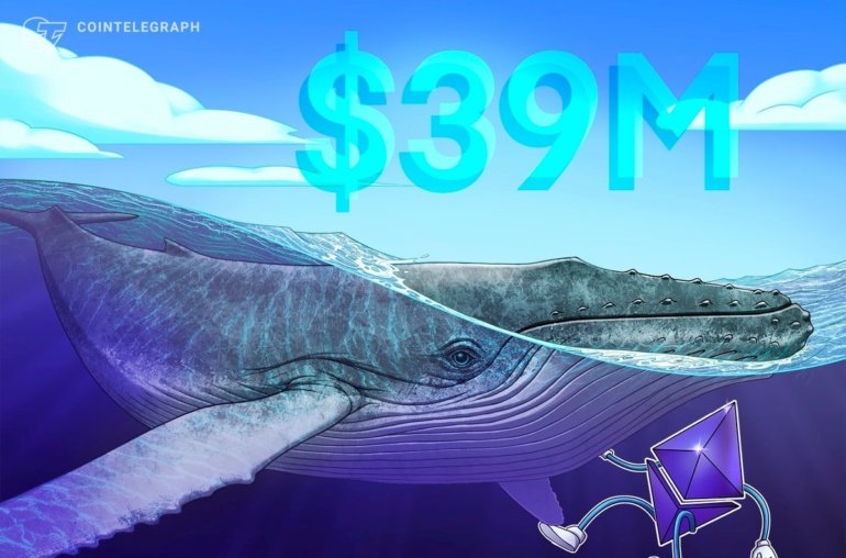 Ethereum Whale Stacks M in ETH Despite Ether Falling Harder Than Bitcoin