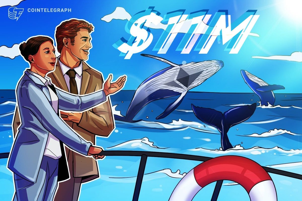 Ethereum whale opens M leveraged bet amid ETH price’s 30% rise potential