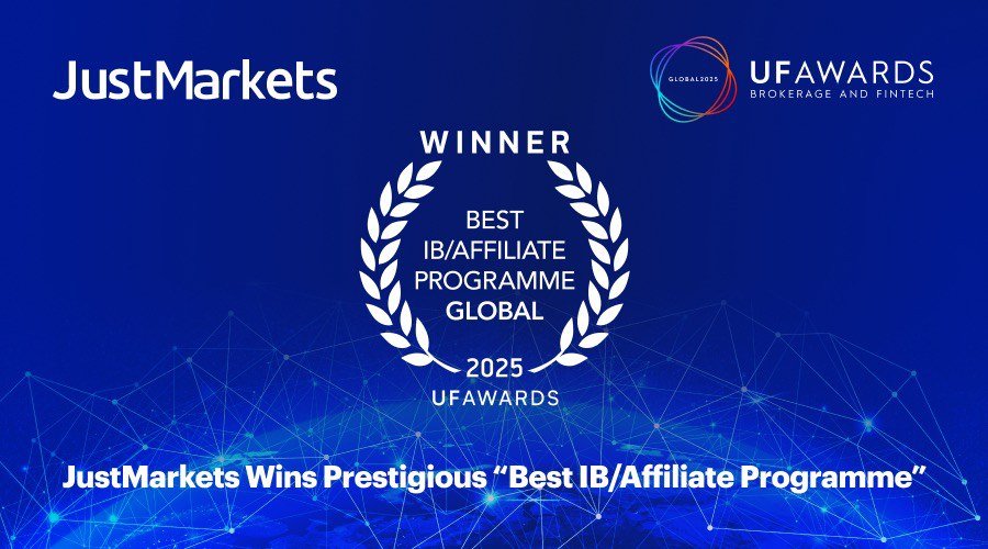 JustMarkets Wins Prestigious “Best IB/Affiliate Programme”