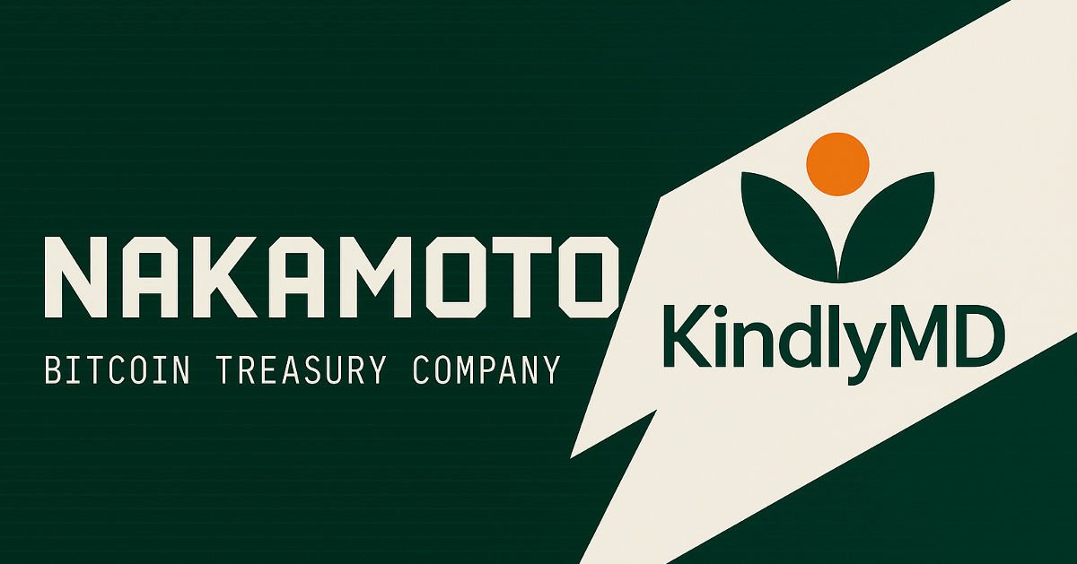 KindlyMD Secures .5M To Accelerate Its Bitcoin Treasury Strategy