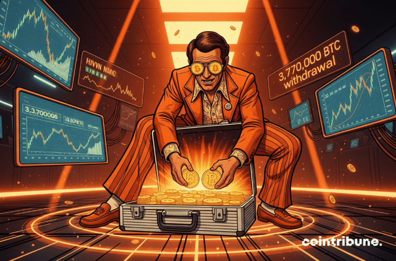 Massive Bitcoin Withdrawals: 3.77M BTC Leave Exchanges, Bullish Sign?