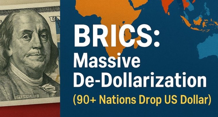 Massive De-Dollarization as 90+ Nations Abandon US Dollar Massive De-Dollarization as 90+ Nations Abandon US Dollar